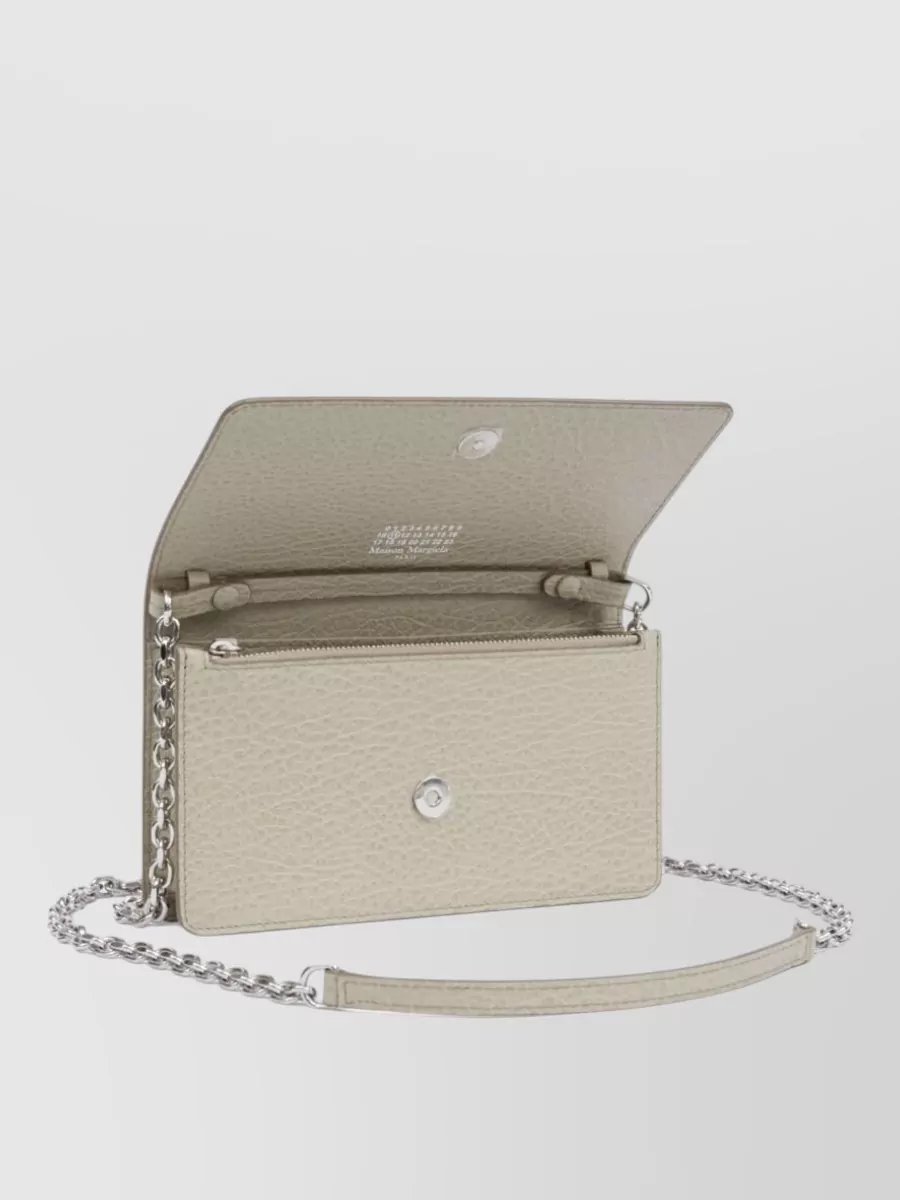 Maison Margiela Chain Strap Wallet Silk Nylon Design