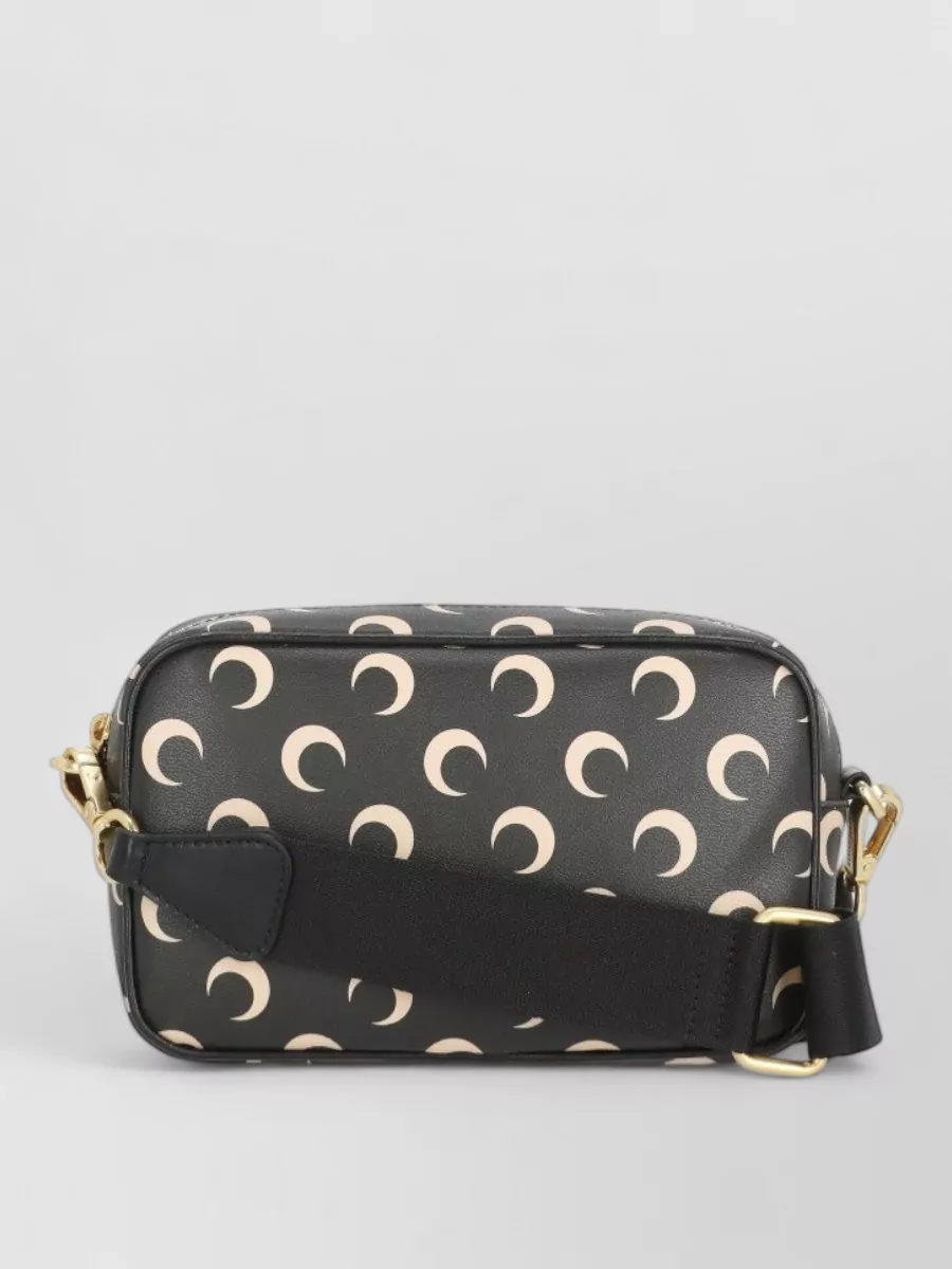 Marine Serre Moon Denim Shoulder Bag