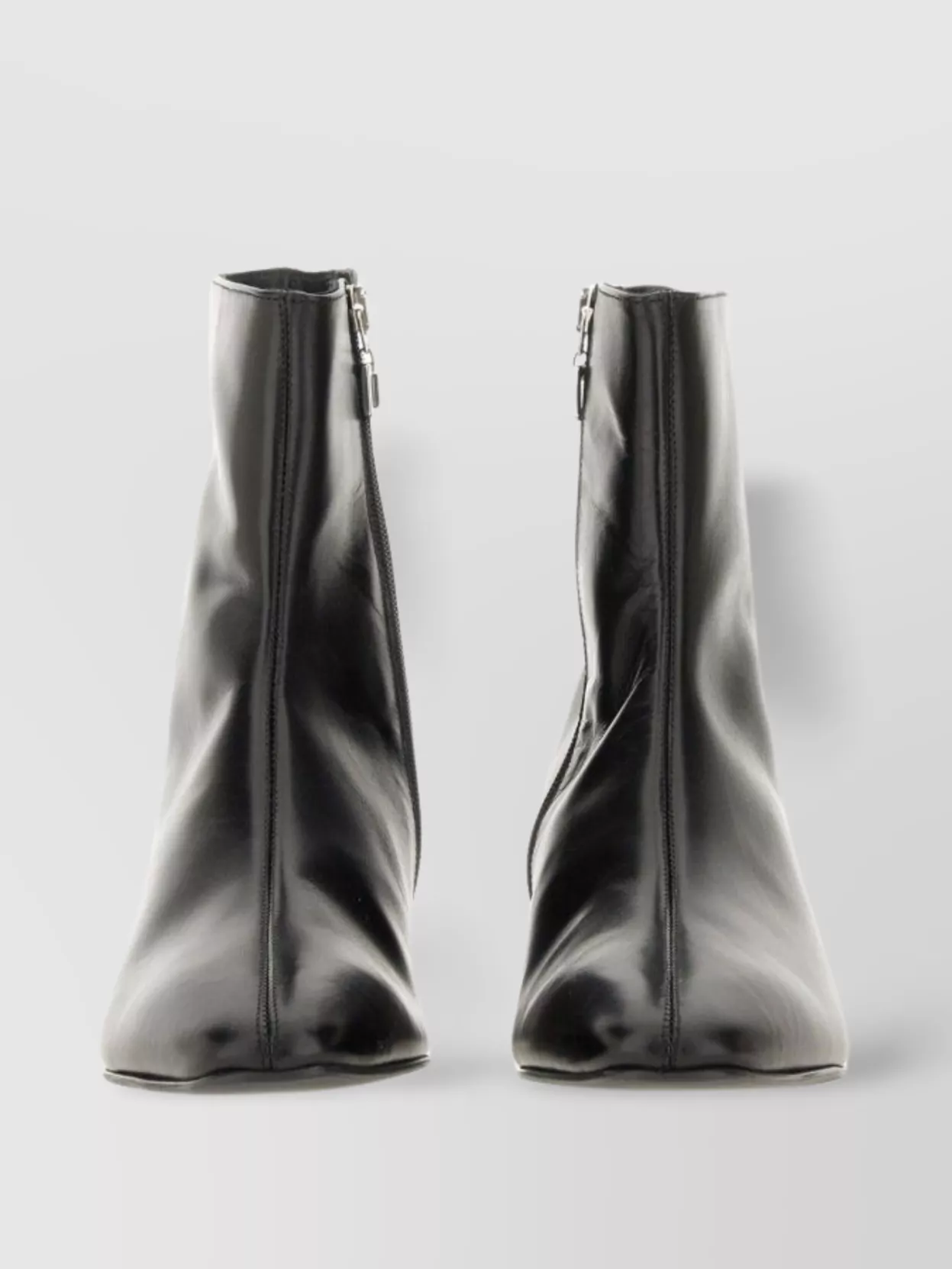 Carel Paris Block Heel Ankle Boots With Pointed Toe