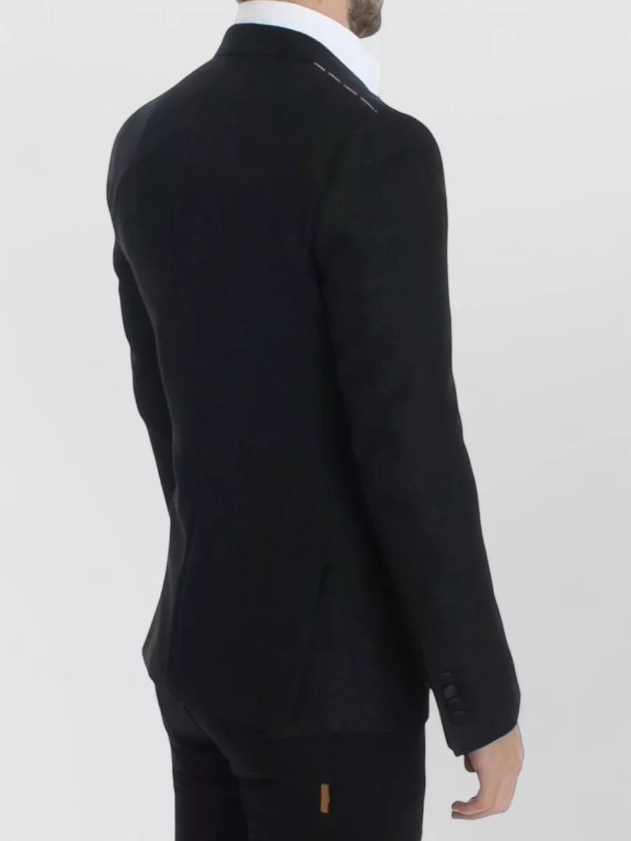 Dolce&Gabbana Wool Silk Slim-Fit Blazer