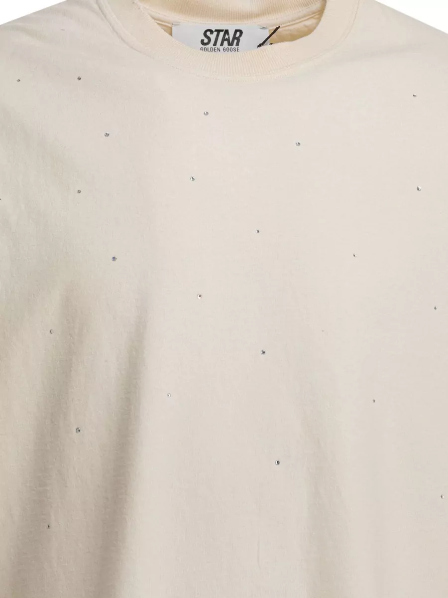 Golden Goose Star Graphic Crew Neck T Shirt