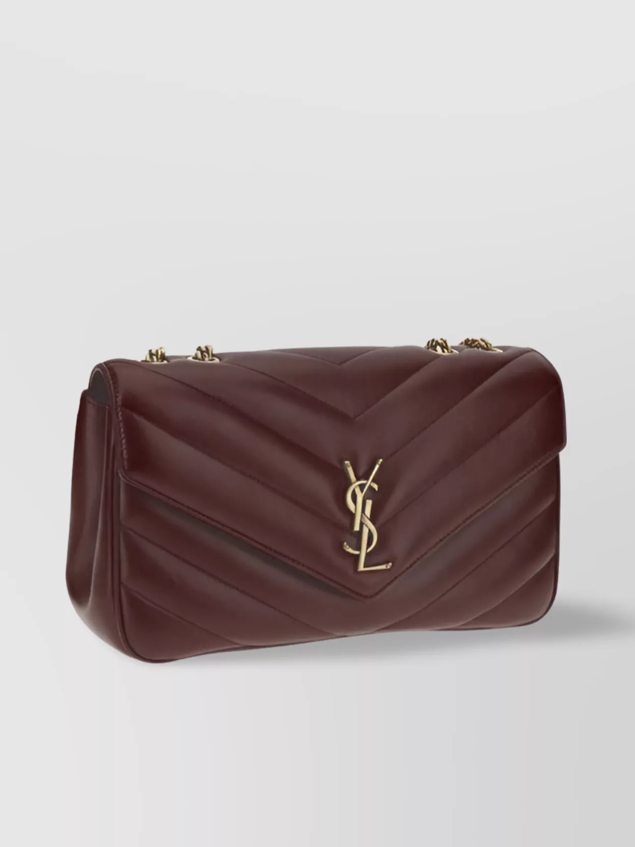 Saint Laurent Loulou Quilted Chevron Shoulder Bag
