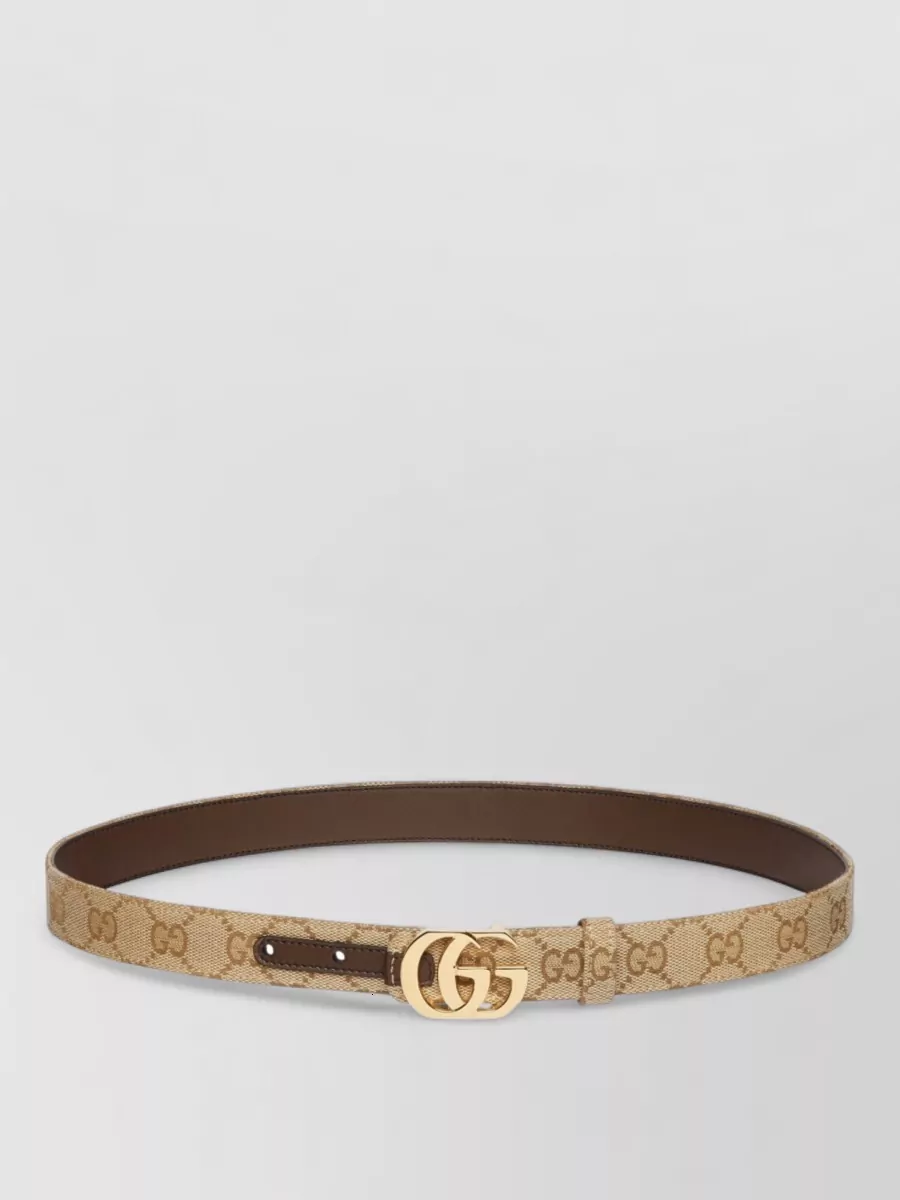Gucci leather reversible belt