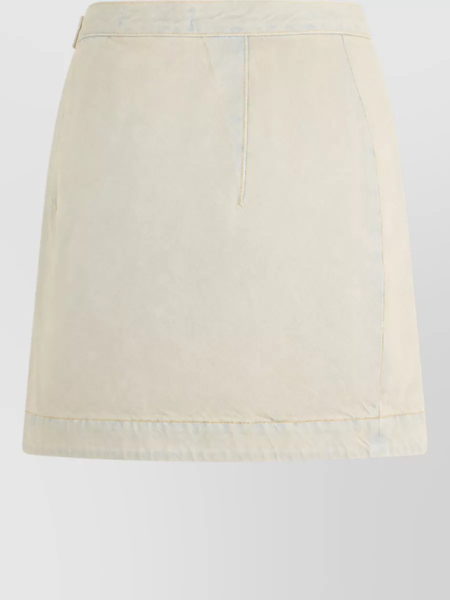 Vivienne Westwood Denim Mini Wrap Skirt