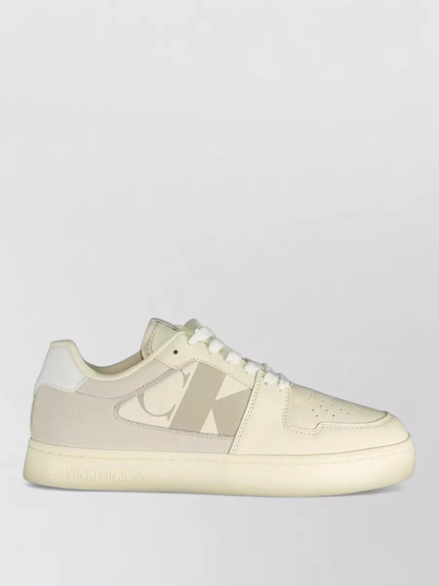 Calvin Klein Leather Low-Top Sneakers