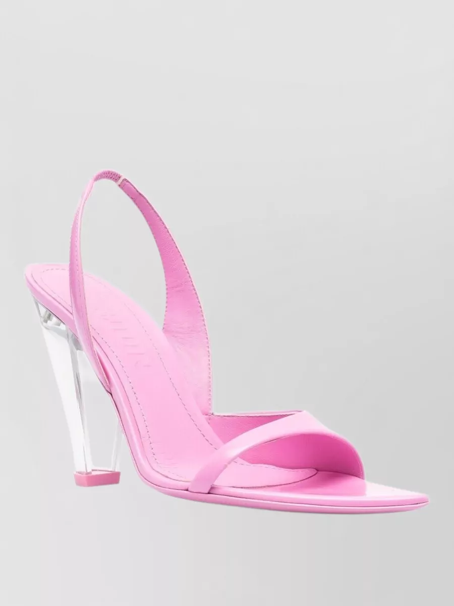 3juin leather slingback sandals