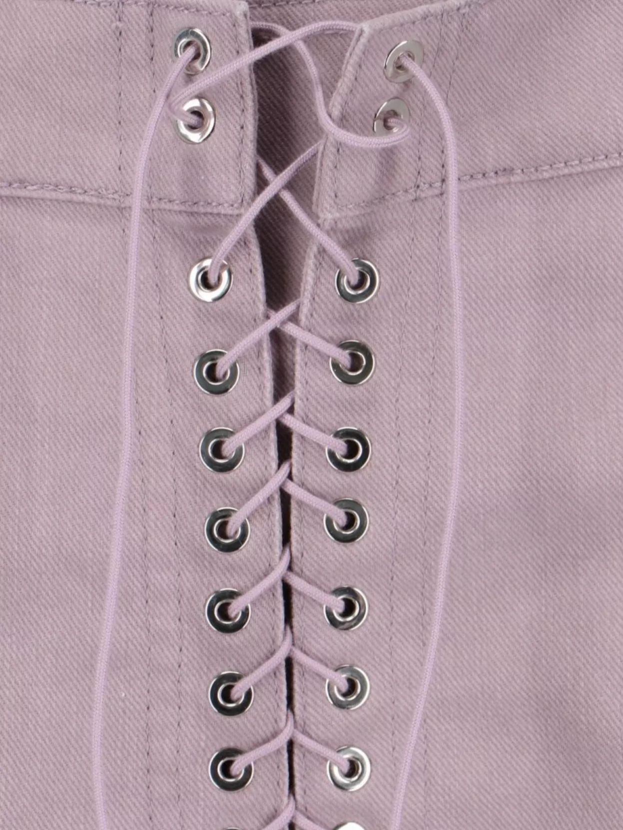LUDOVIC DE SAINT SERNIN TAILORED STRAIGHT SHORTS EYELET DETAILING