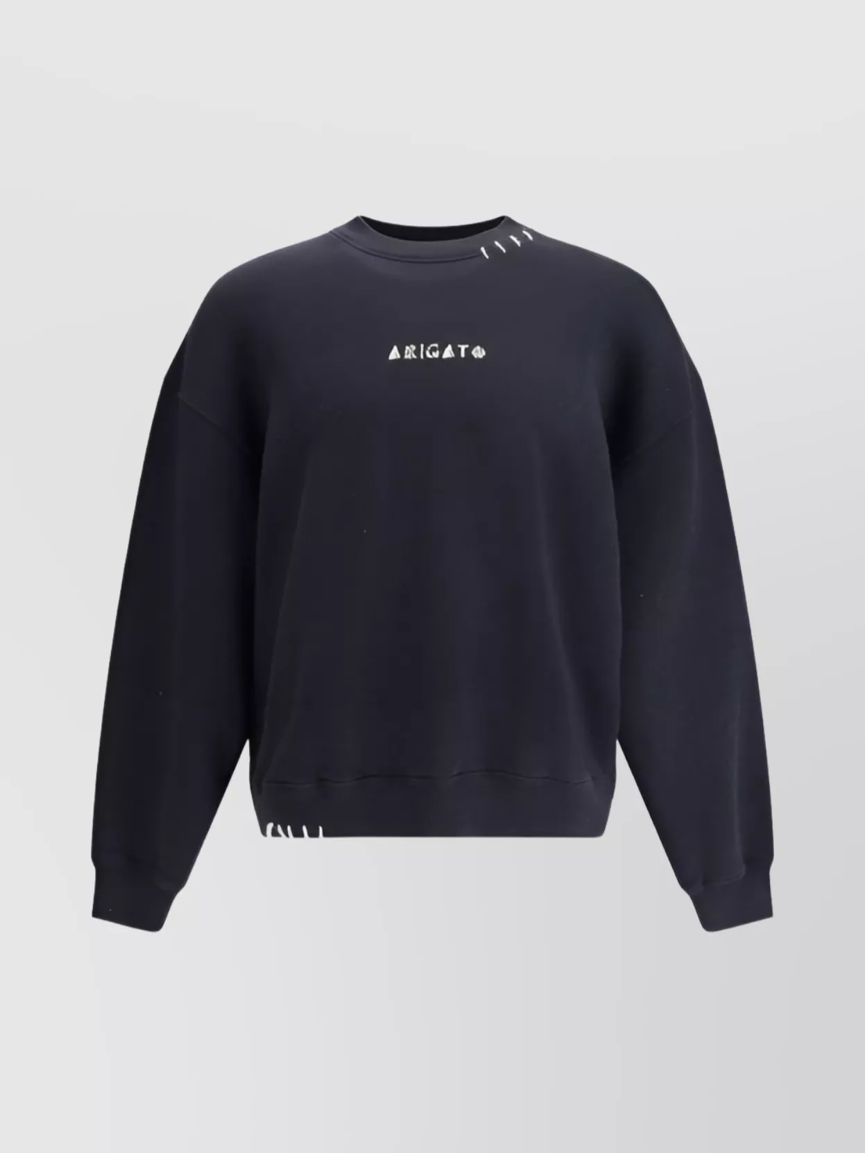 Axel Arigato Soft Cotton Loop Sweatshirt With Iconic Monogram In Blue