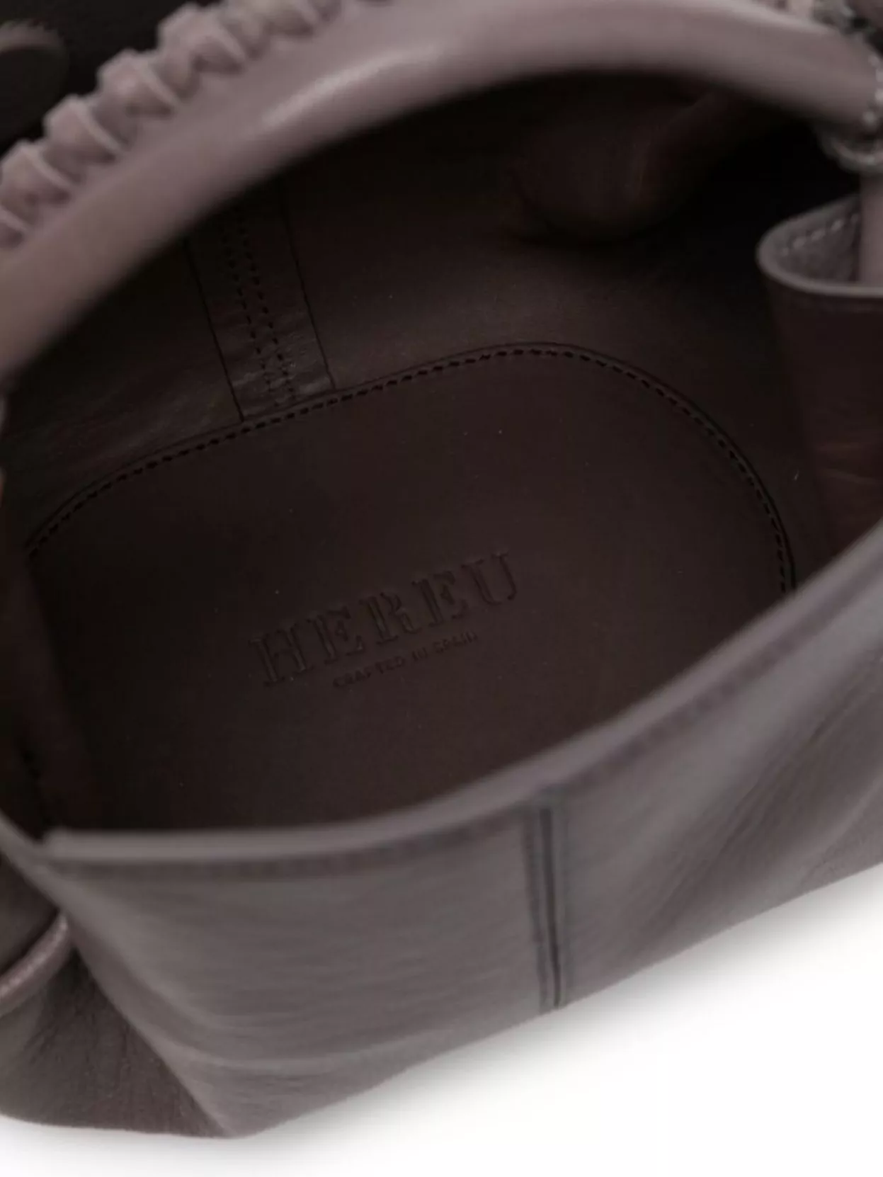 Hereu Mini Leather Handbag Shoulder Strap