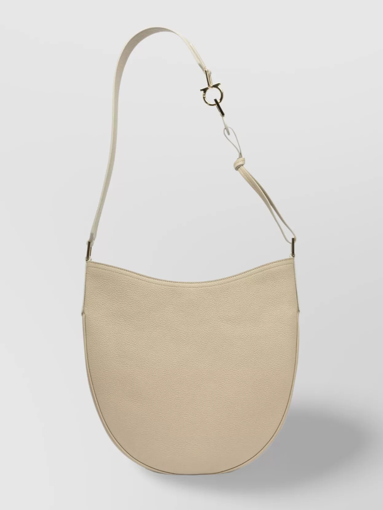 Ferragamo Sand leather shoulder bag | The Fashion Square