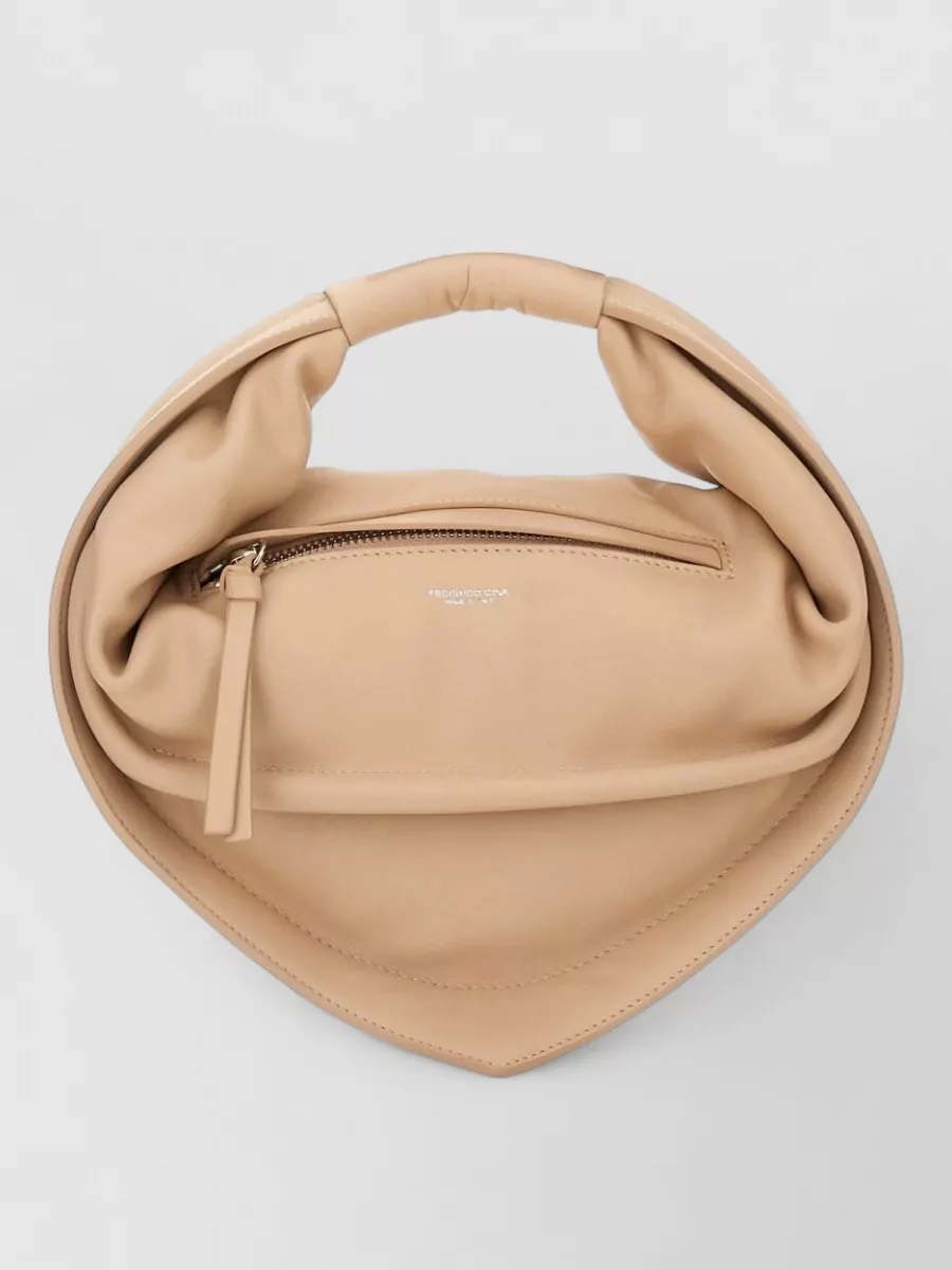 Federico Cina leather midi cupcake cross-body bag