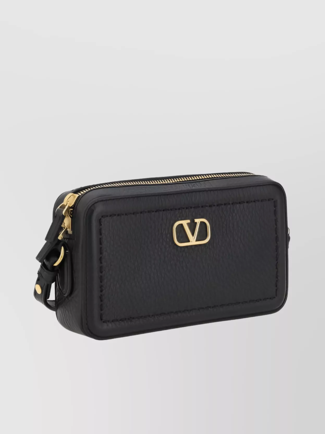 Valentino Garavani Modern Grained Leather Shoulder Bag