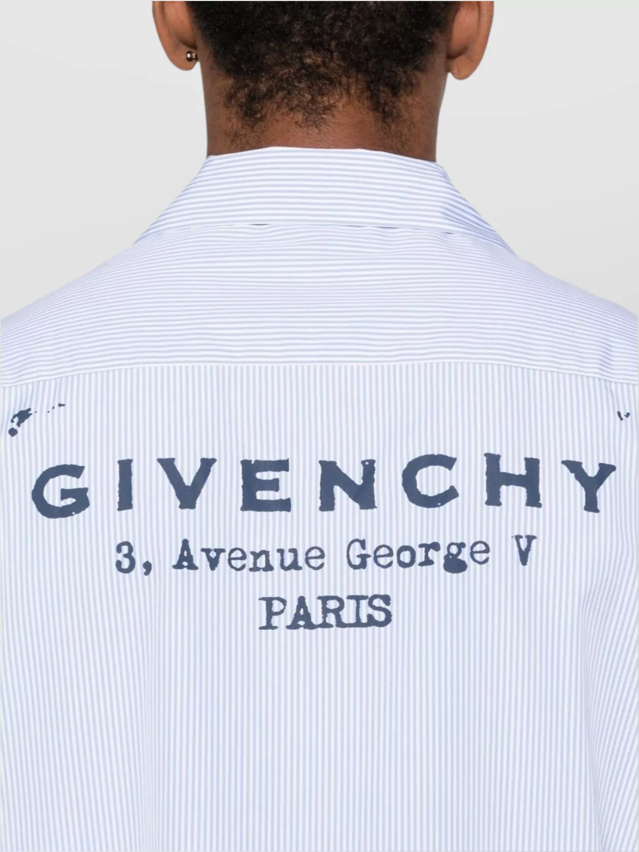 Givenchy Cotton Striped Shirt Stamp