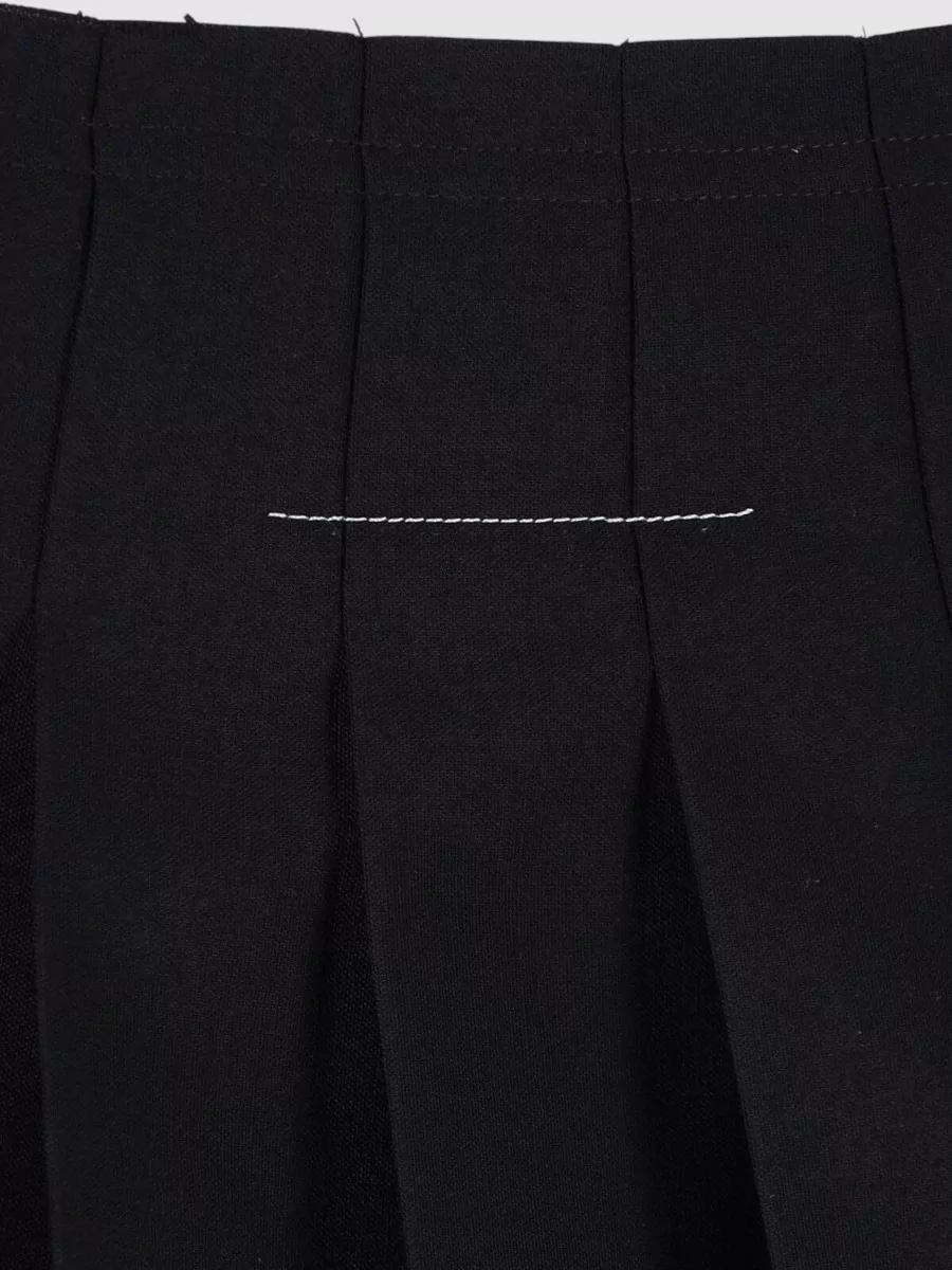 Mm6 Maison Margiela Pleated Mini Skirt