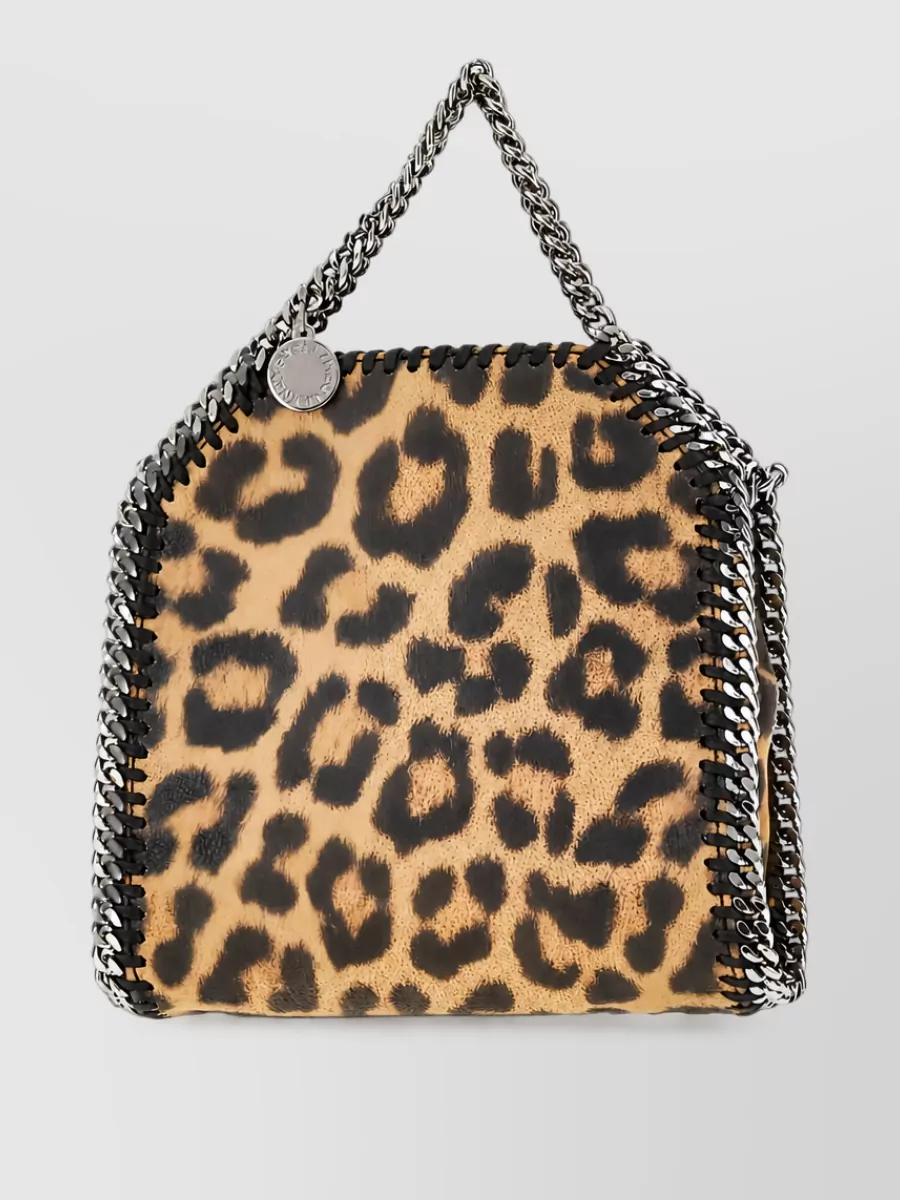 Stella Mccartney falabella tiny leopard-print shoulder bag