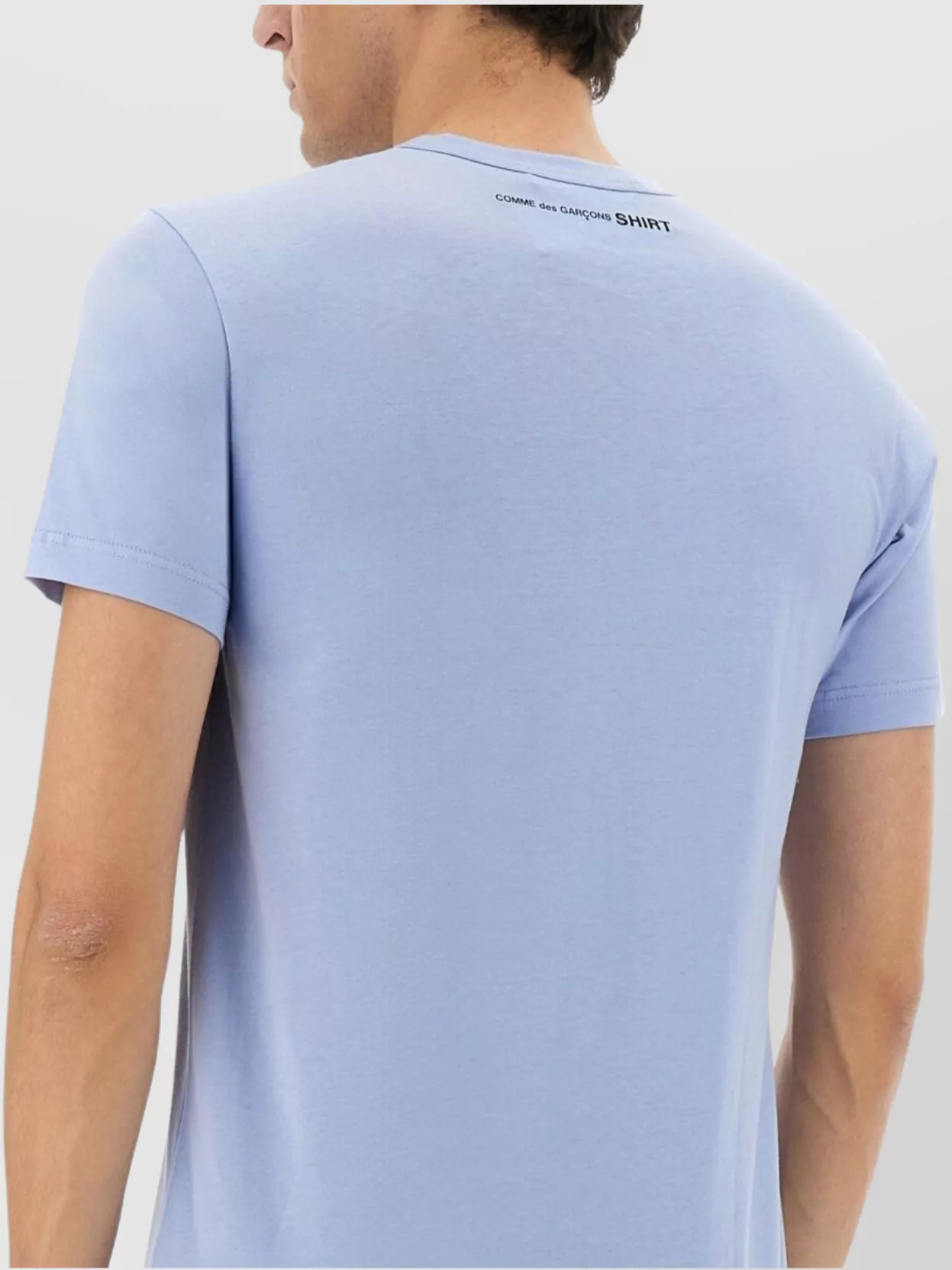 Comme Des Garçons Soft Crew Neck T-Shirt With Short Sleeves