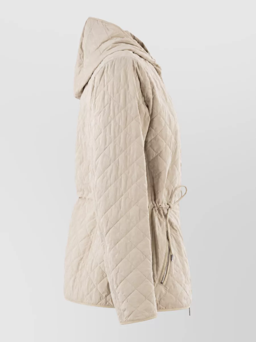 Moorer Quilted Hooded Parka Coat