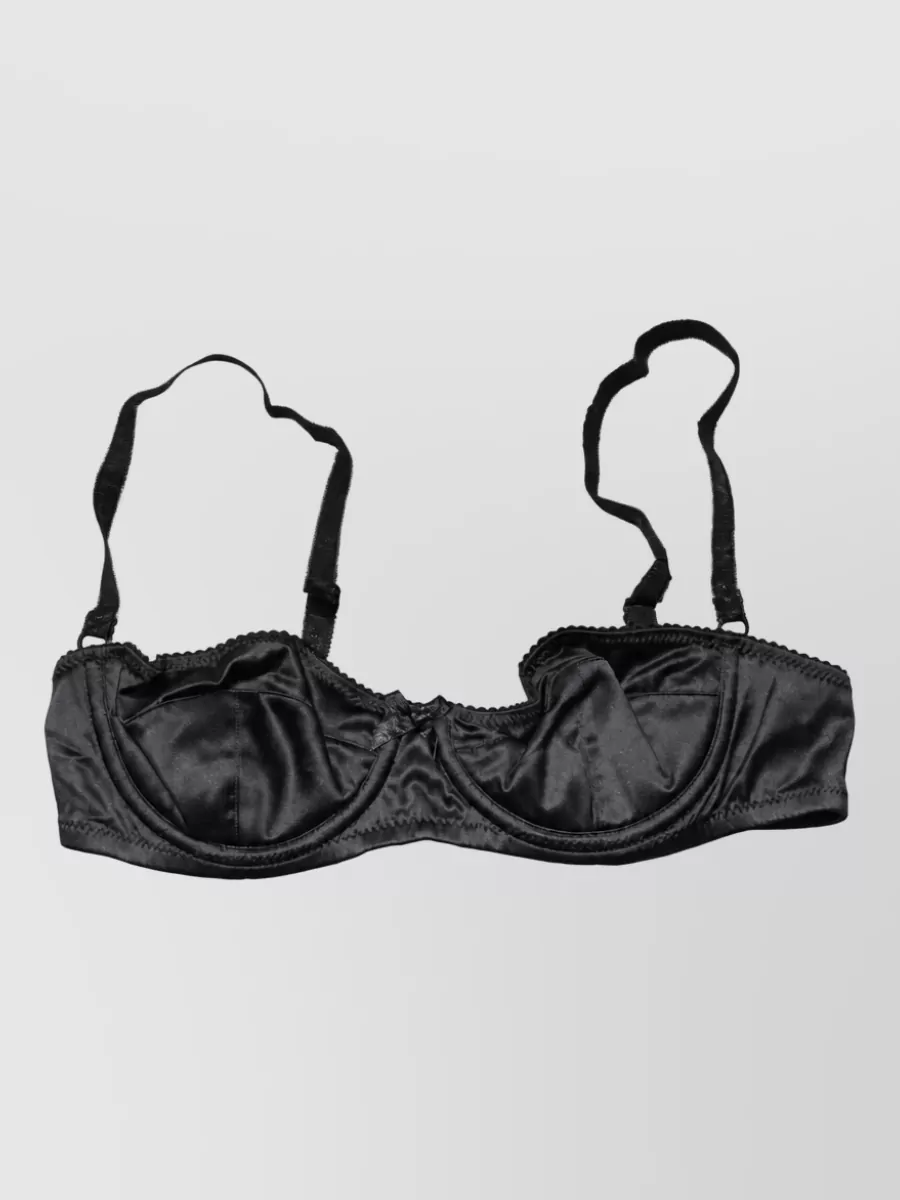 Dolce&Gabbana silk balconette bra
