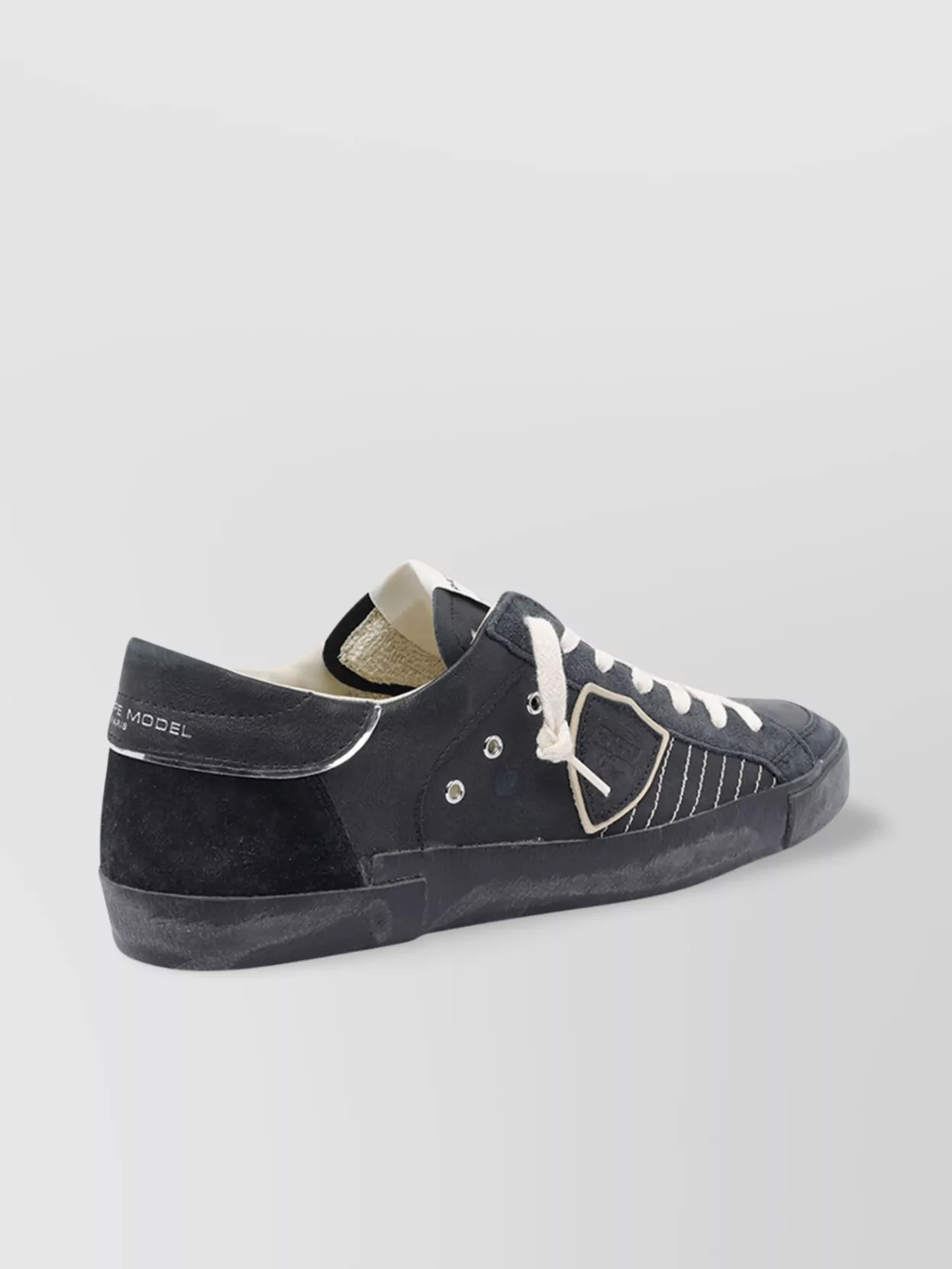 Philippe Model Low Top Sneakers Contrast Stitching