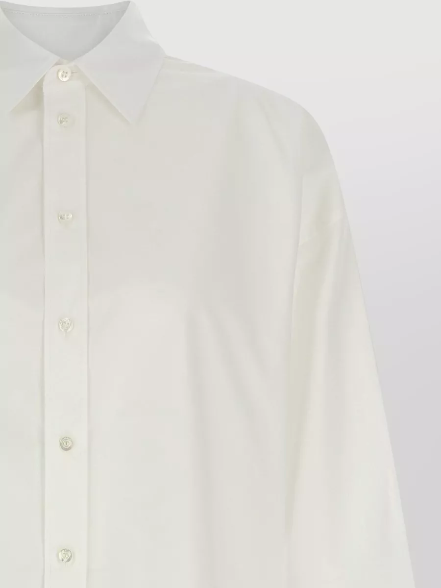 Balenciaga Cotton Oversized Lace-Up Shirt