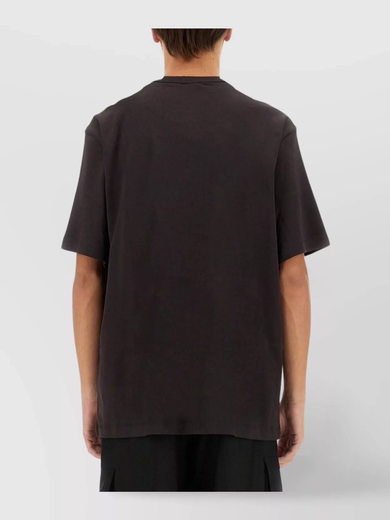Helmut Lang Relaxed Fit Crew Neck T-shirt With Embossed Logo