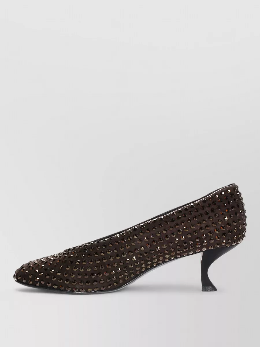 La Rose Crystal-Embellished Pumps