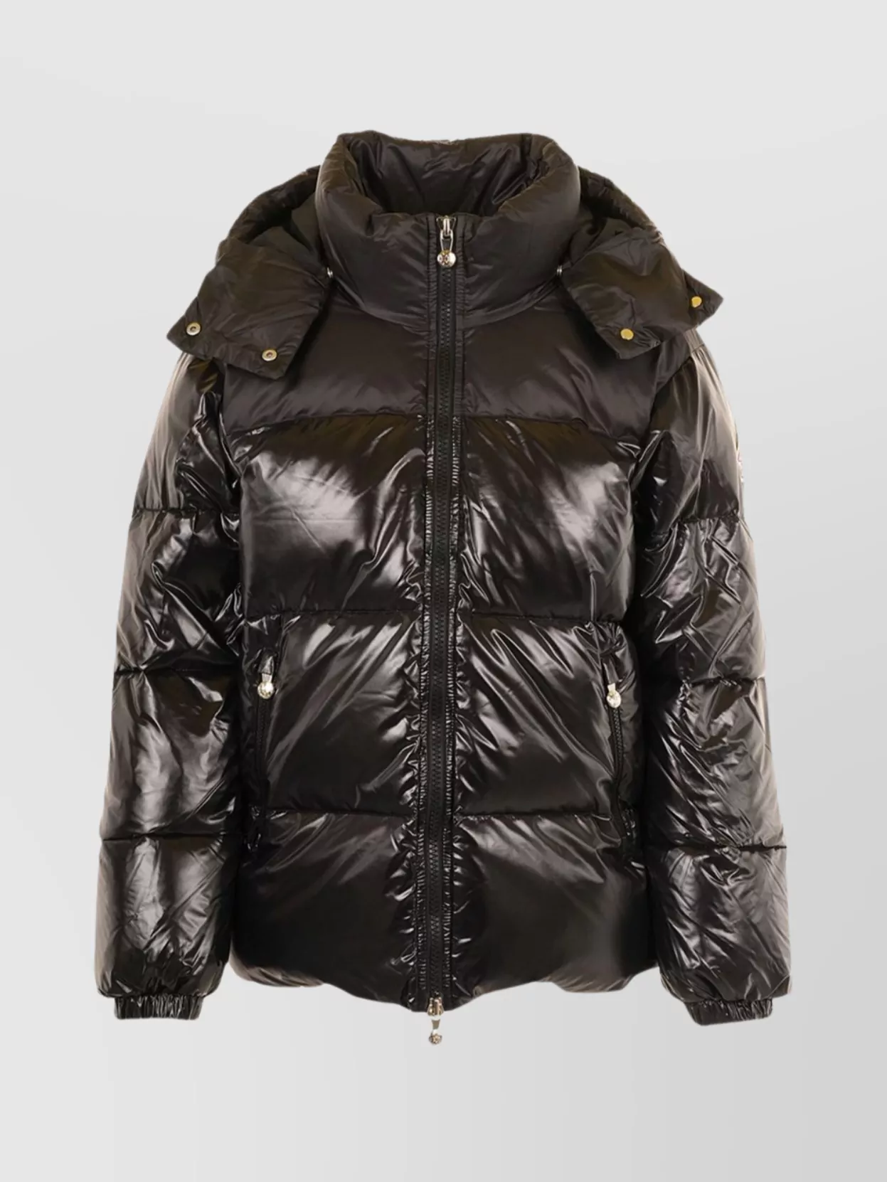 Pyrenex Hooded Padded Jacket Detachable Hood In Brown