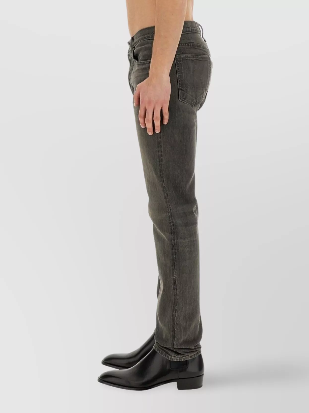 Tom Ford Straight Leg Jeans Belt Loops In Brown