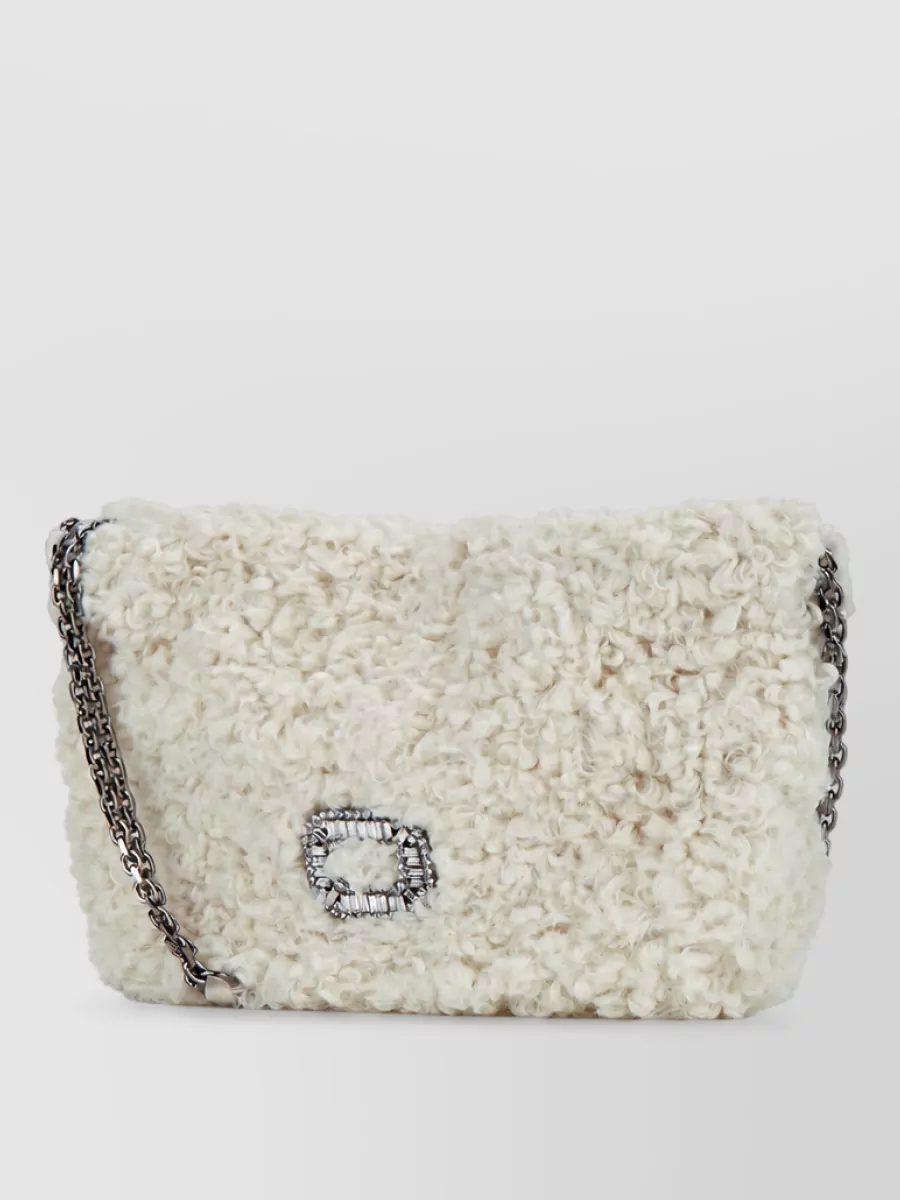 Roger Vivier pilgrim micro clutch bag