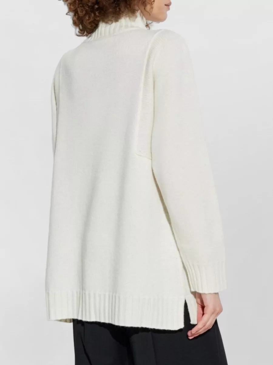 Max Mara Cashmere Ribbed Turtleneck Sweater