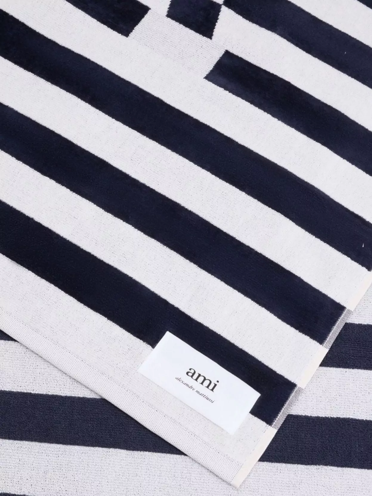 Ami Paris Heart Friend Beach Towel