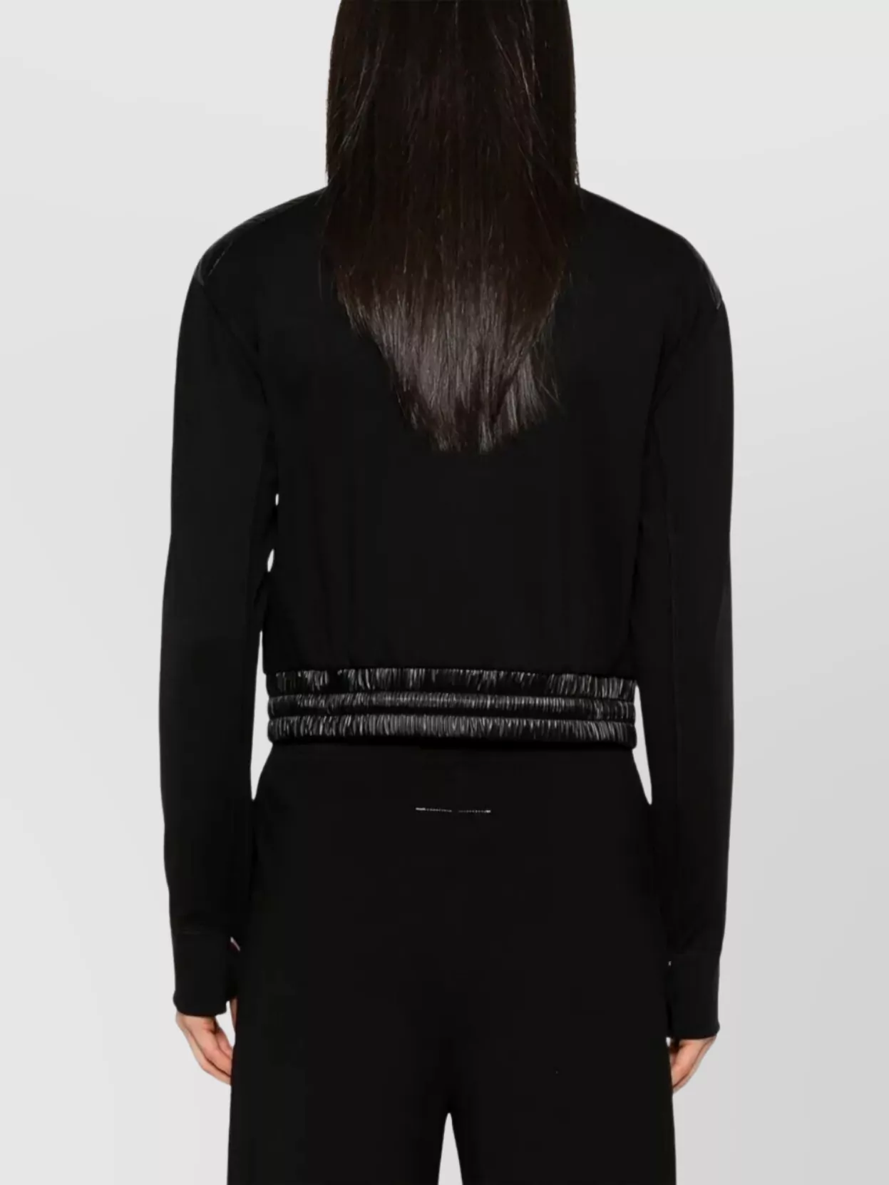 Moncler Padded Zip-Up Jersey Cardigan With Drawstring Hem