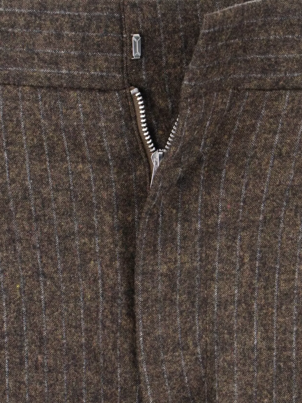 Isabel Marant Straight Trousers With Buttoned Back Pocket In Brown