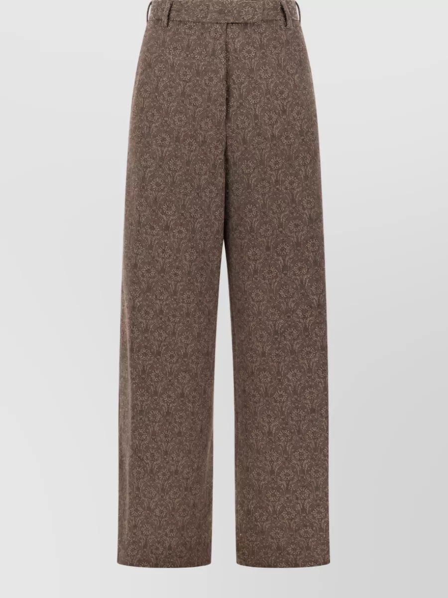 Dries Van Noten high-rise wide-leg trousers