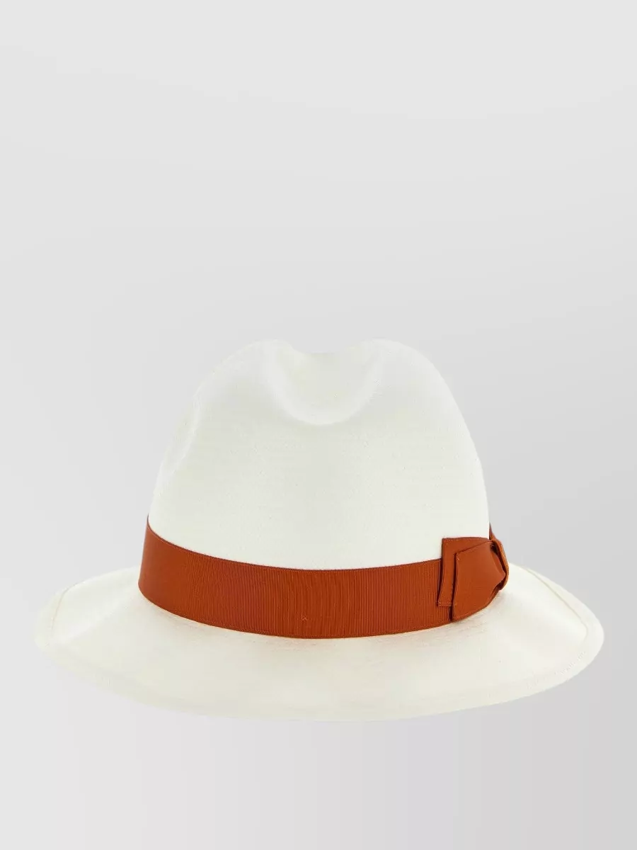 Borsalino Straw Monica Fedora Hat