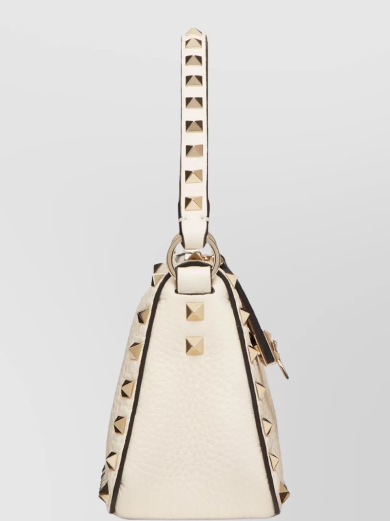 Valentino Small Leather Shoulder Bag With Rockstud Detailing