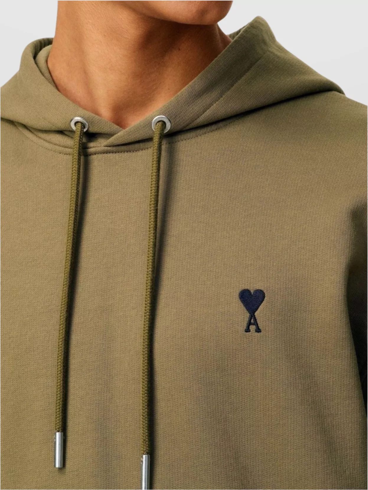 Ami Paris Hooded Sweater Pouch Pocket