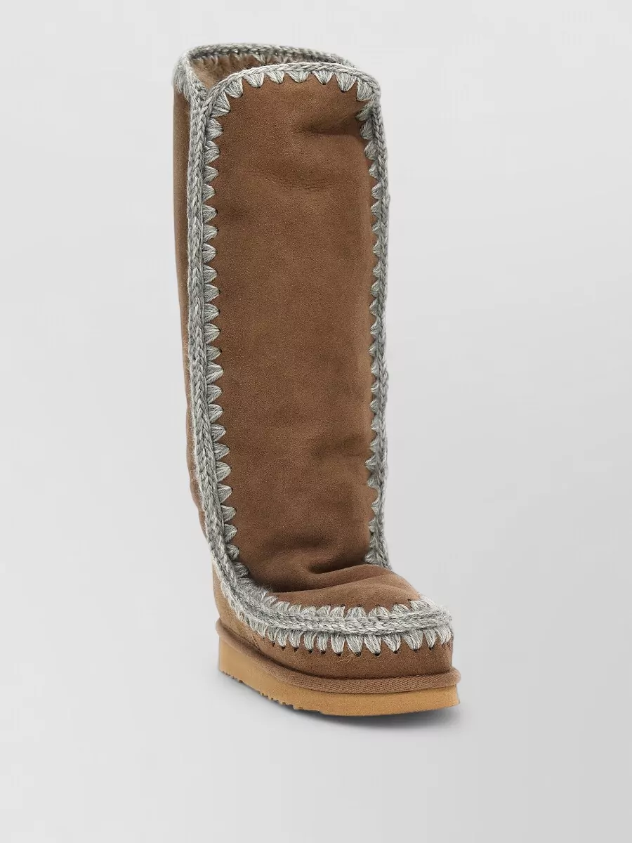 Mou Lamb Leather Eskimo 40 Ankle Boots