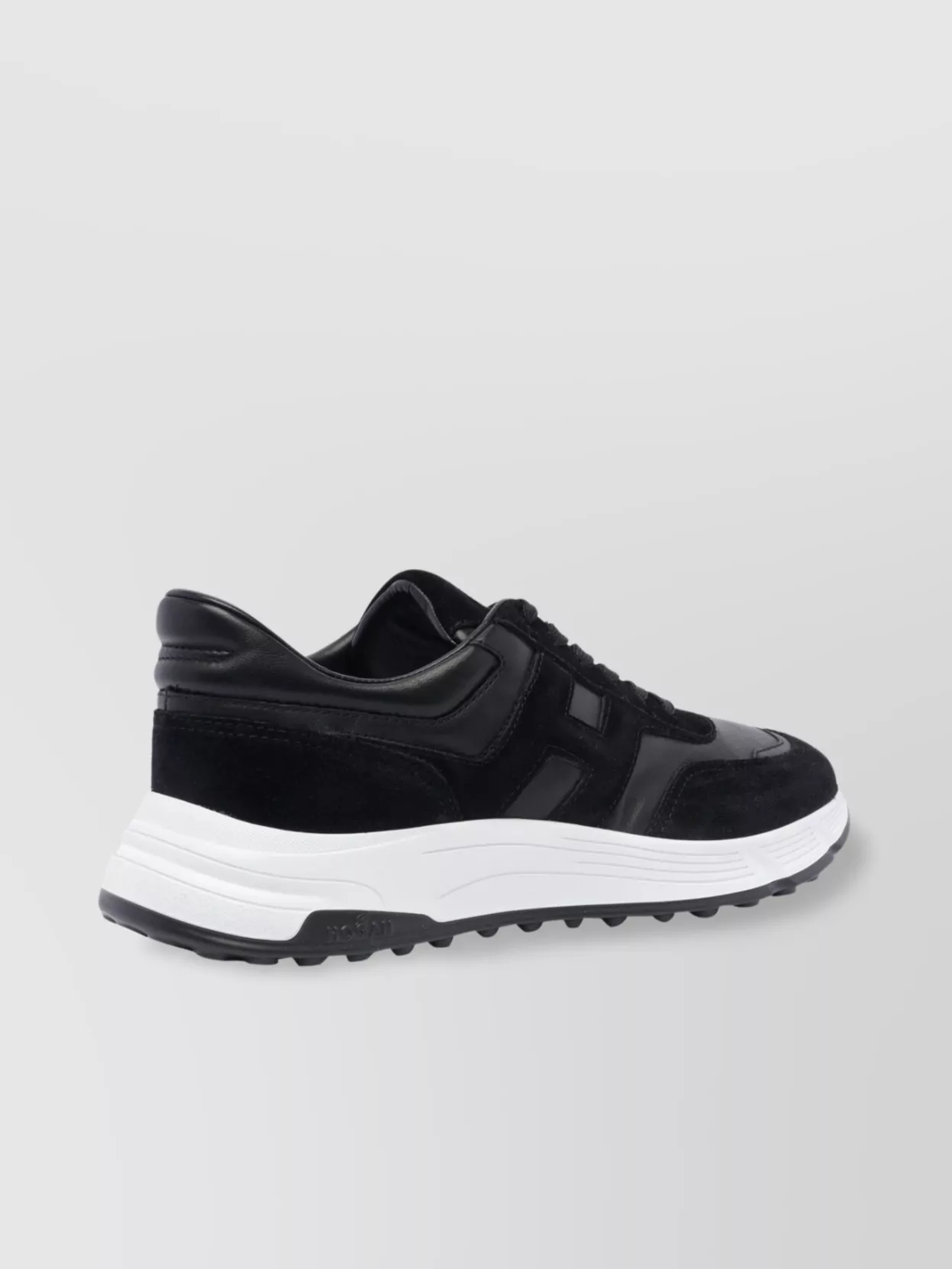 Hogan Low Top Sneakers With Leather And Suede Panels
