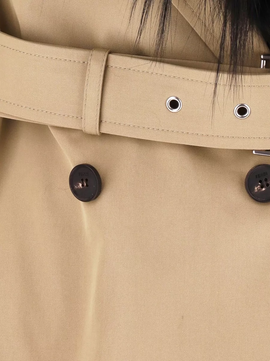Fendi Cotton Trench Coat