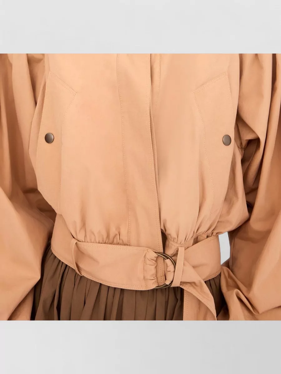 Chloé Cotton Cropped Belted Jacket