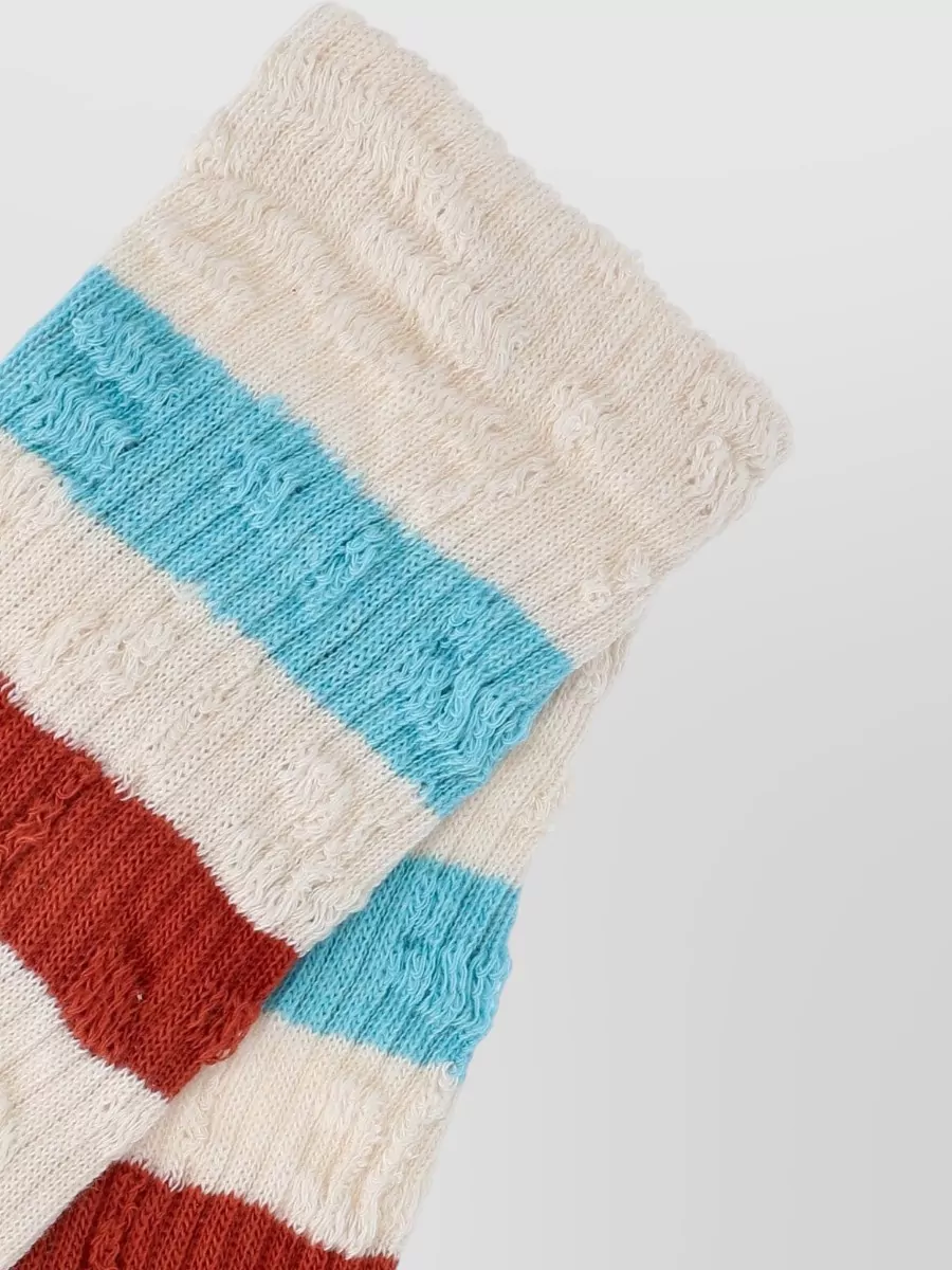 Golden Goose Ribbed Striped Socks