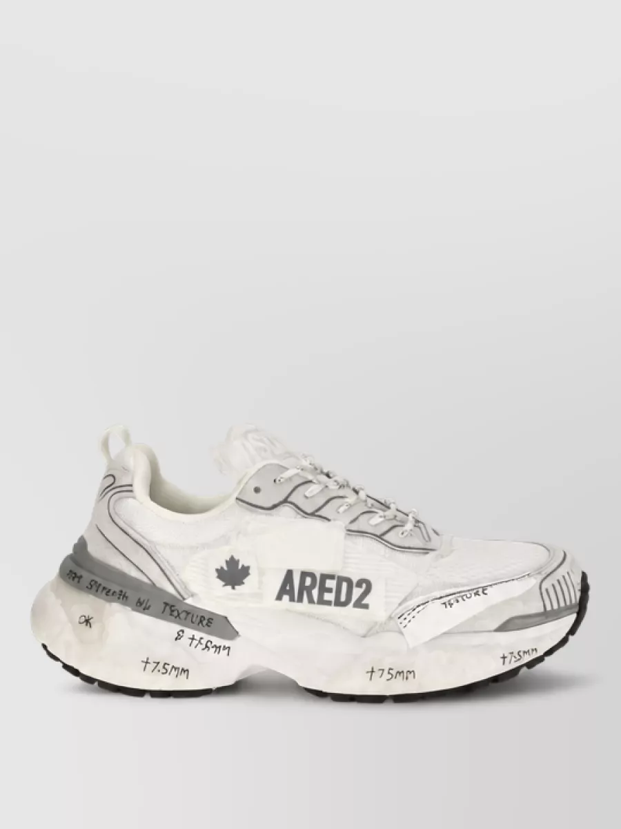 Dsquared2 Polyester Low-Top Sneakers
