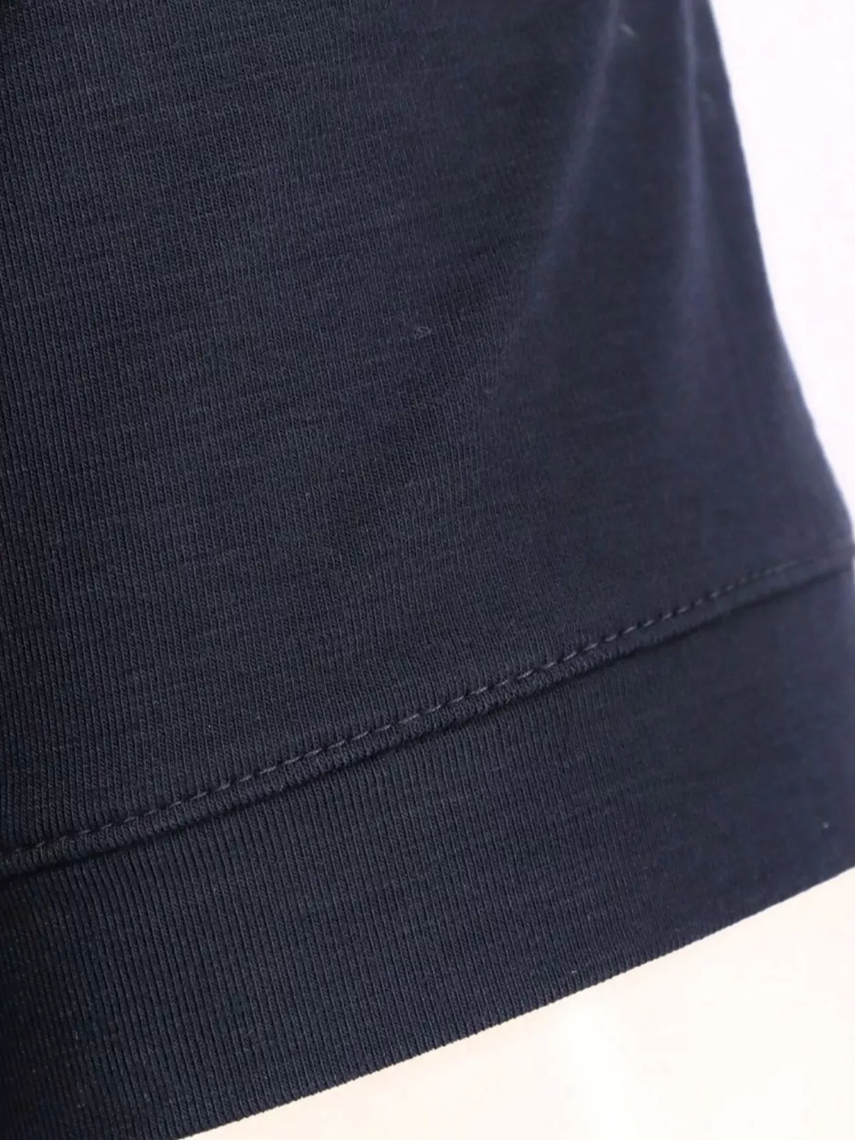 Giorgio Armani V-neck Ribbed Hem Stretch T-shirt