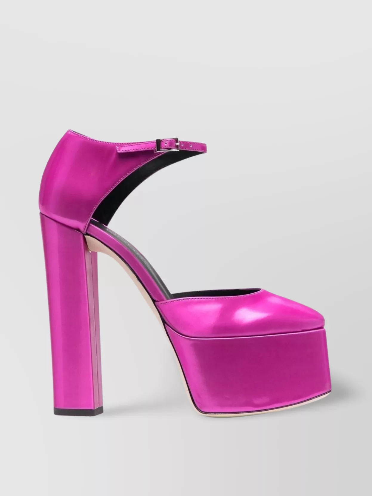Giuseppe Zanotti High Block Heel Leather Platform Pumps