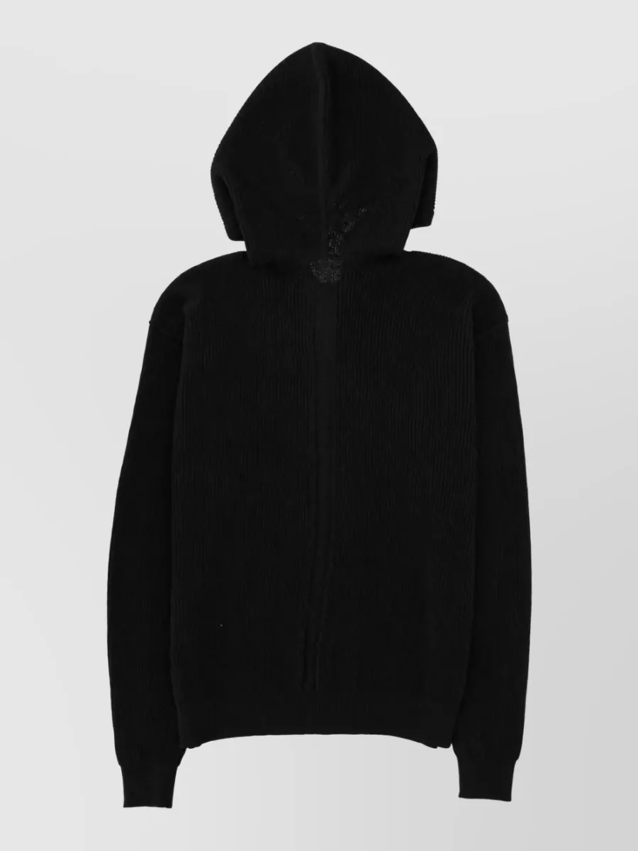Rick Owens Wool Hooded Jacket