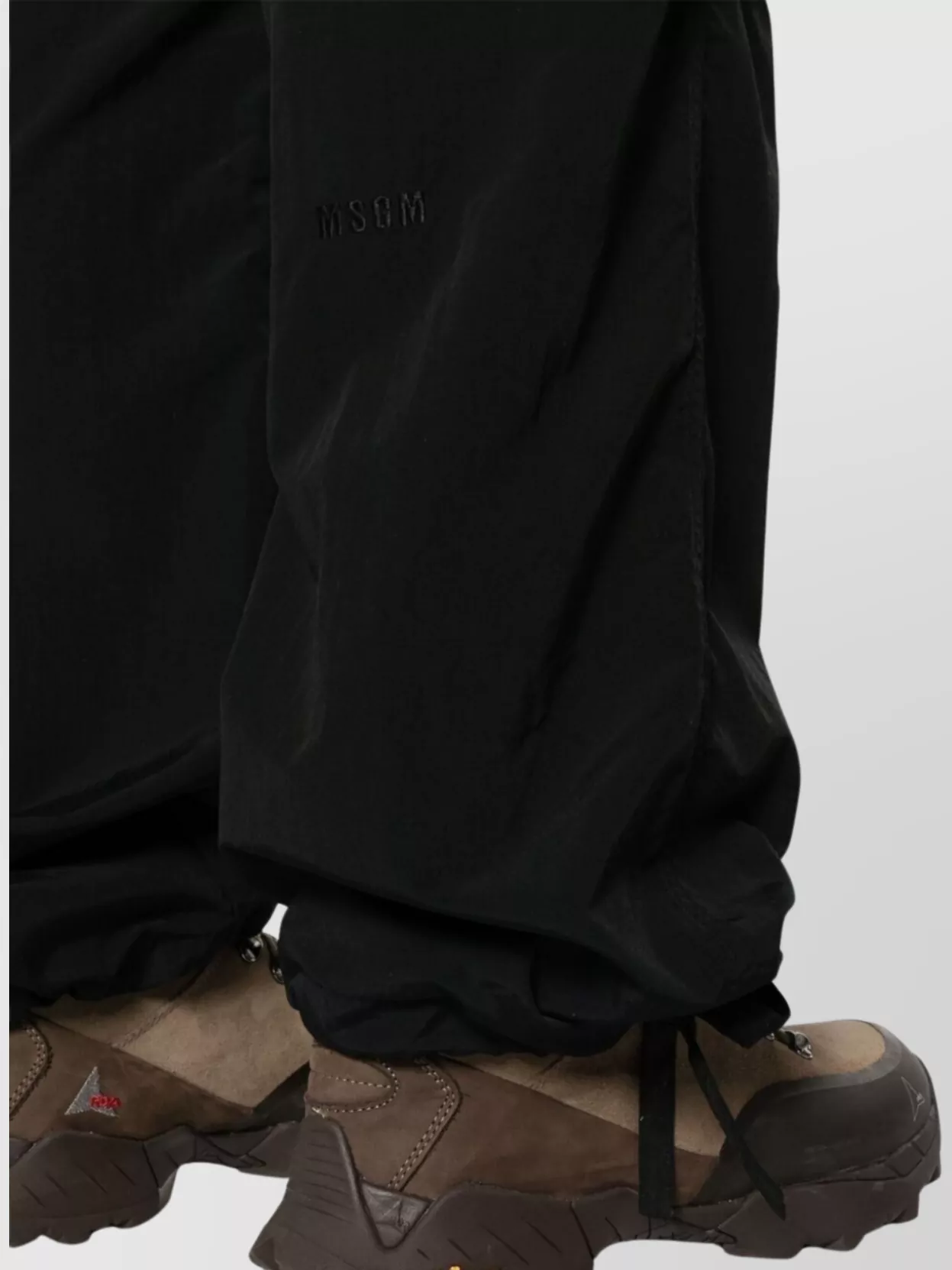 Msgm Adjustable Waist Trousers Featuring Pockets