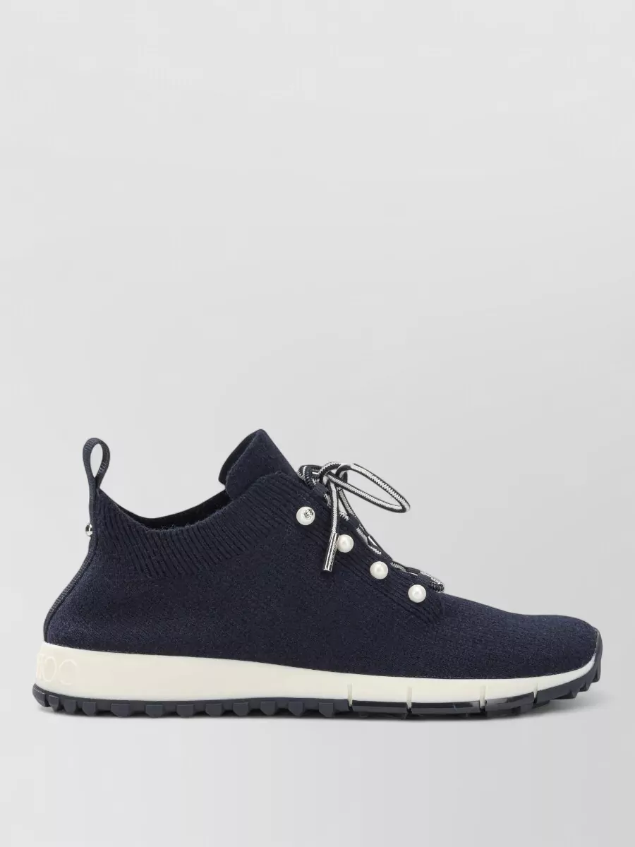 Jimmy Choo Textile Low-Top Sneakers