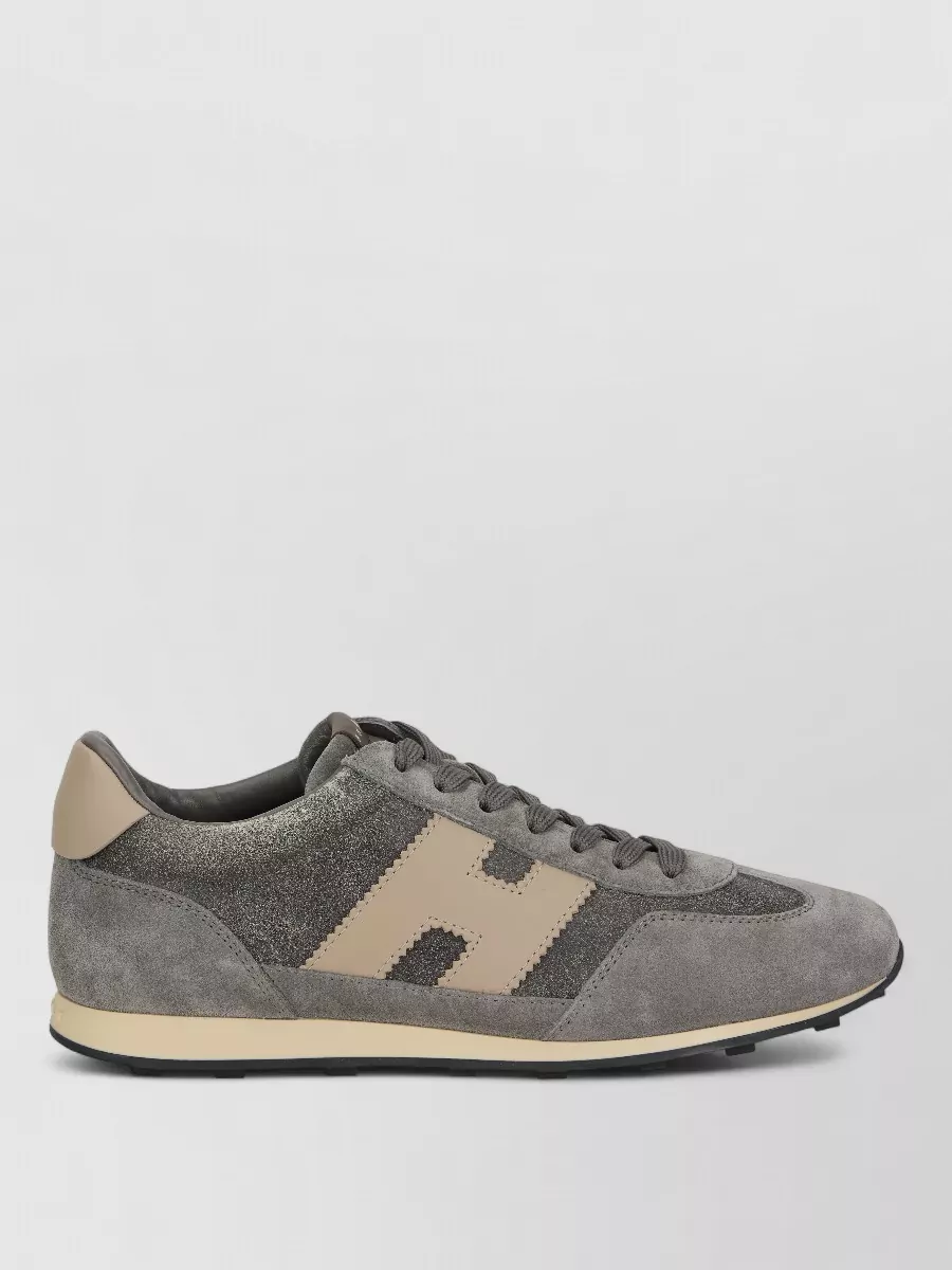 Hogan Leather Lace-Up Sneakers