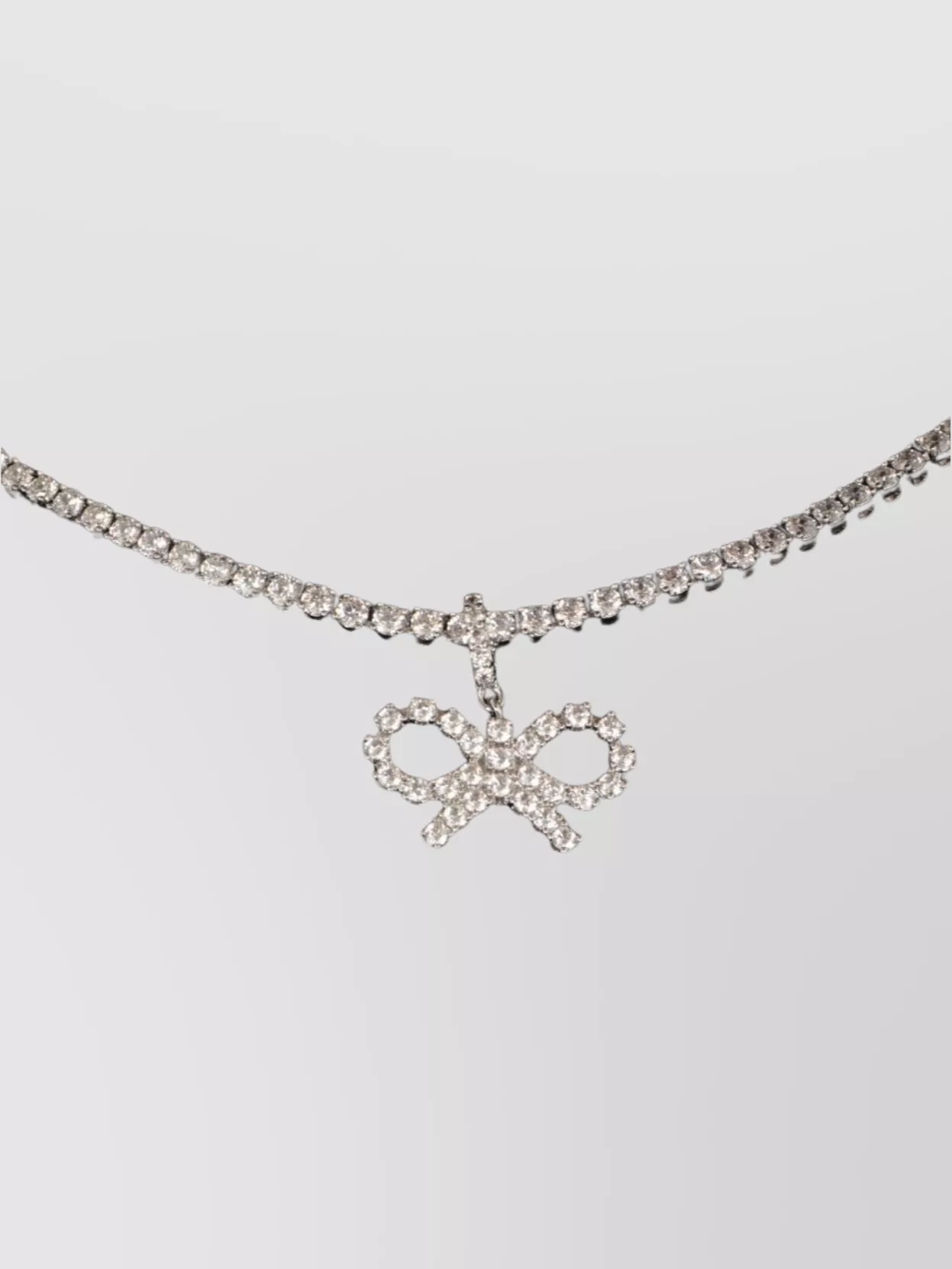 Self-portrait Adjustable Bow Pendant Chain Necklace